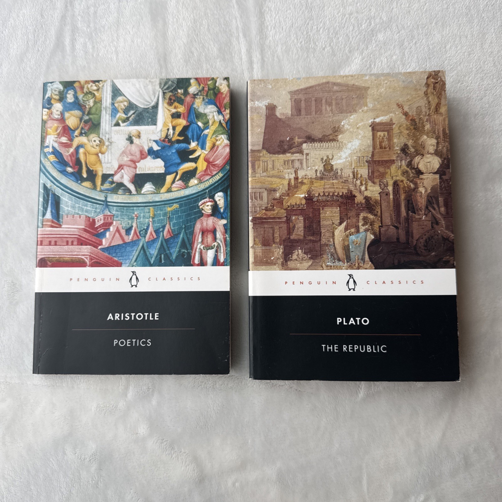 Plato The Republic Aristotle Poetics Penguin Classics Book Lot Philosophy Set
