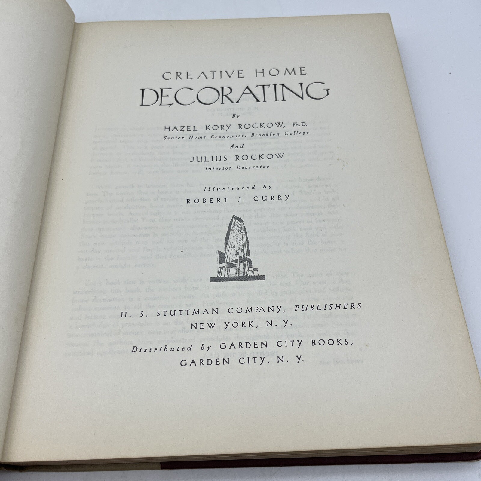 Creative Home Decorating, Hazel Kory Julius Rockow 1954 MCM,decor,1800s-1950s