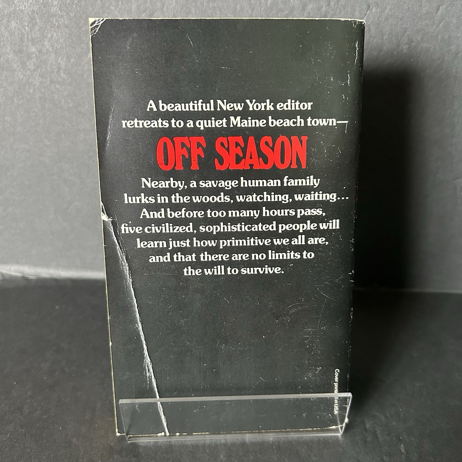 Off Season Jack Ketchum 1981 Ballantine Books 1st Printing Paperbacks from Hell
