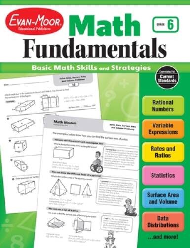Math Fundamentals, Grade 6 – Paperback – GOOD