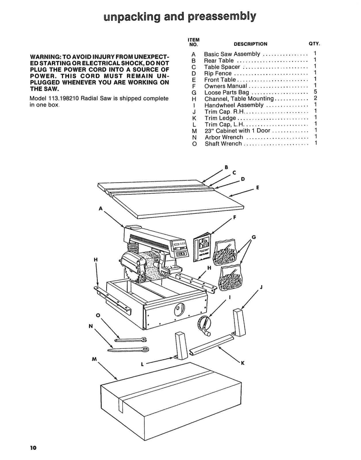 Sears Craftsman 113.198210 Instruction Manual User Guide: 68 Pages