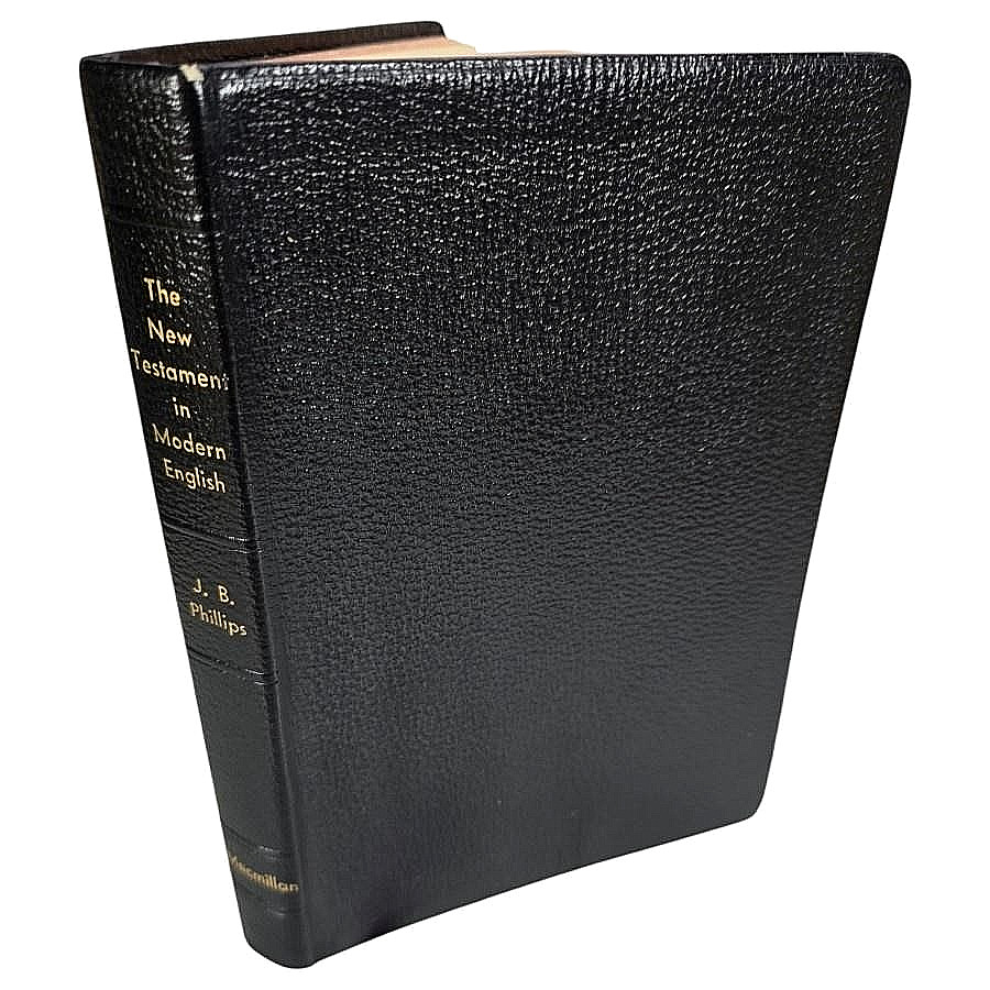 The New Testament In Modern English J B Phillips Bible Black HC 1967 Vtg Book