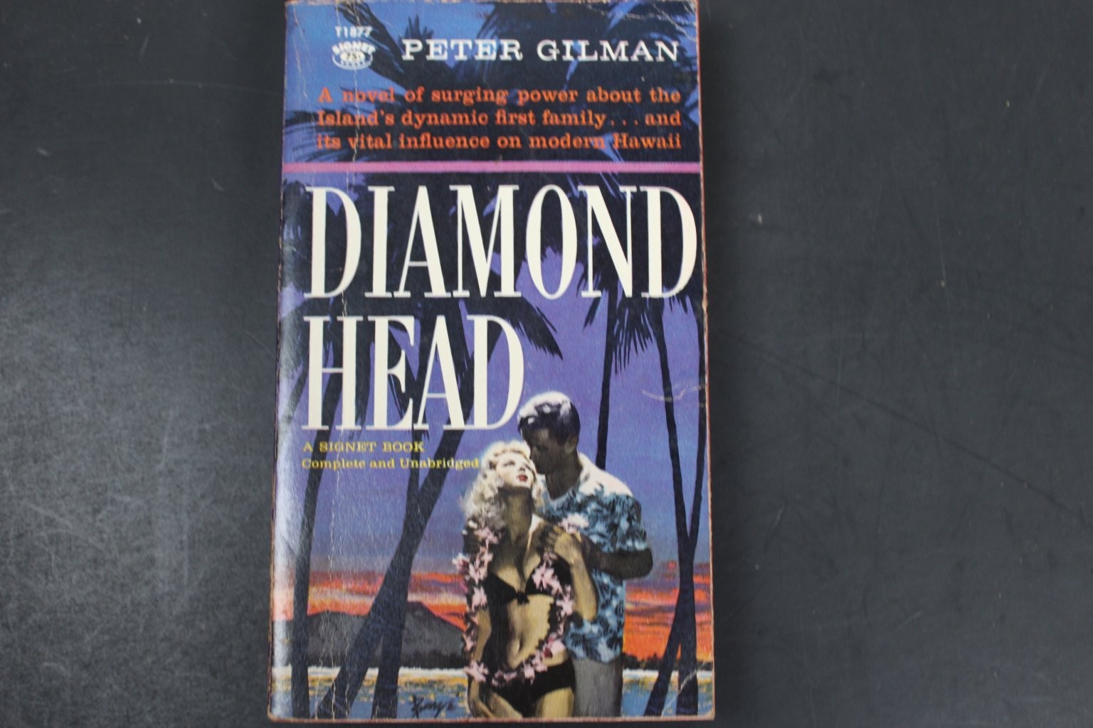 Diamond Head Peter Gilman 1960 First Printing Signet Book Hawaii Novel