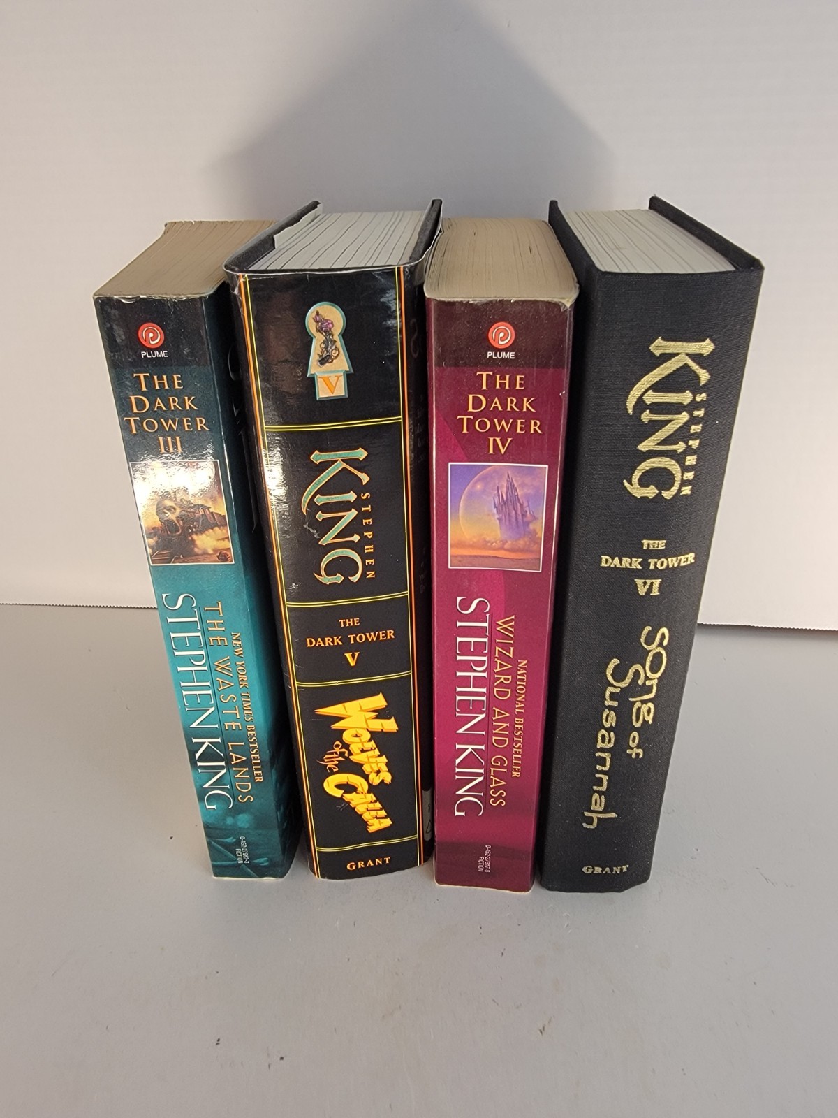 Stephen King Dark Tower Lot 4 Books III VI 1st Print Wolves Calla Song Susannah