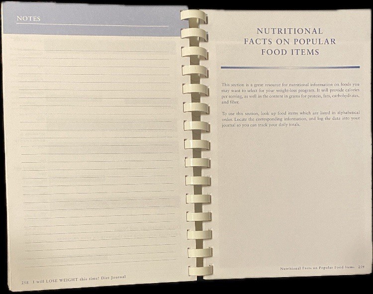 NEW I Will Lose Weight This Time Diet Journal + Bonus Away From Home Journal