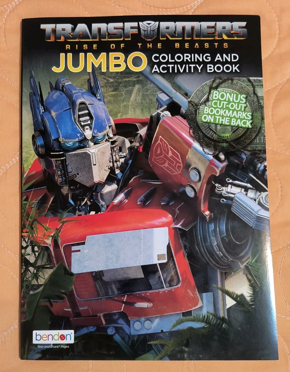 Transformers Rise Of The Beasts Coloring & Activity Book Tear & Share Pages 🆕