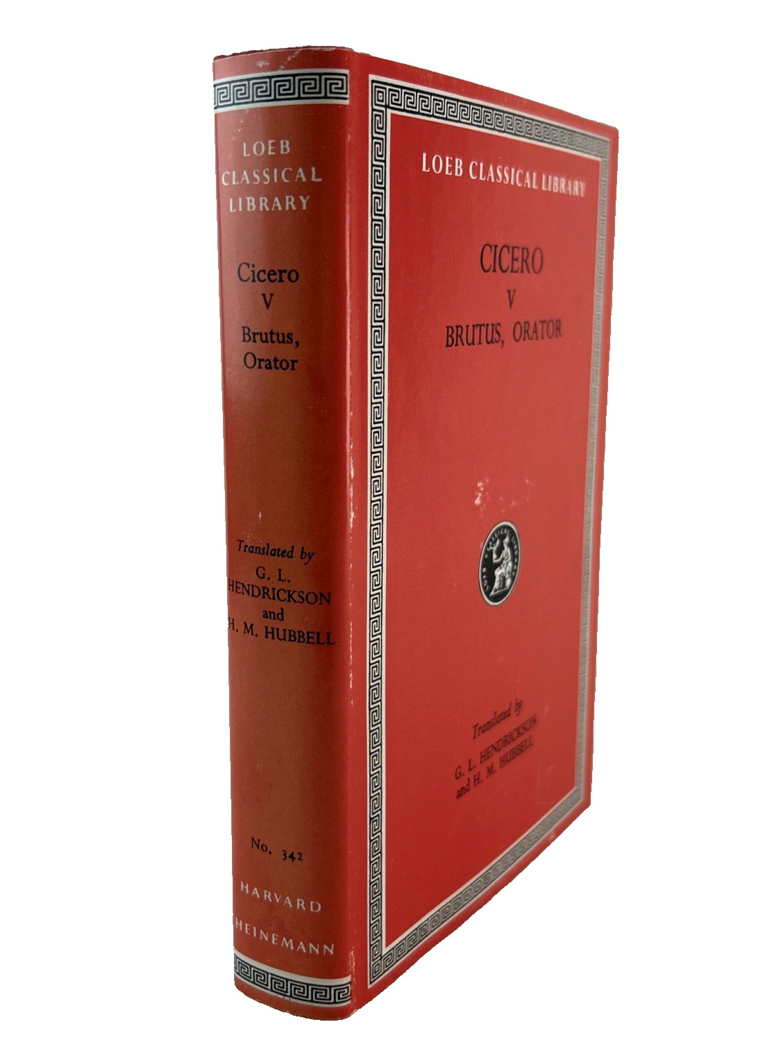 Cicero Loeb Classical Library Rhetoric Brutus De Inventione Ad Herennium 5 Vol