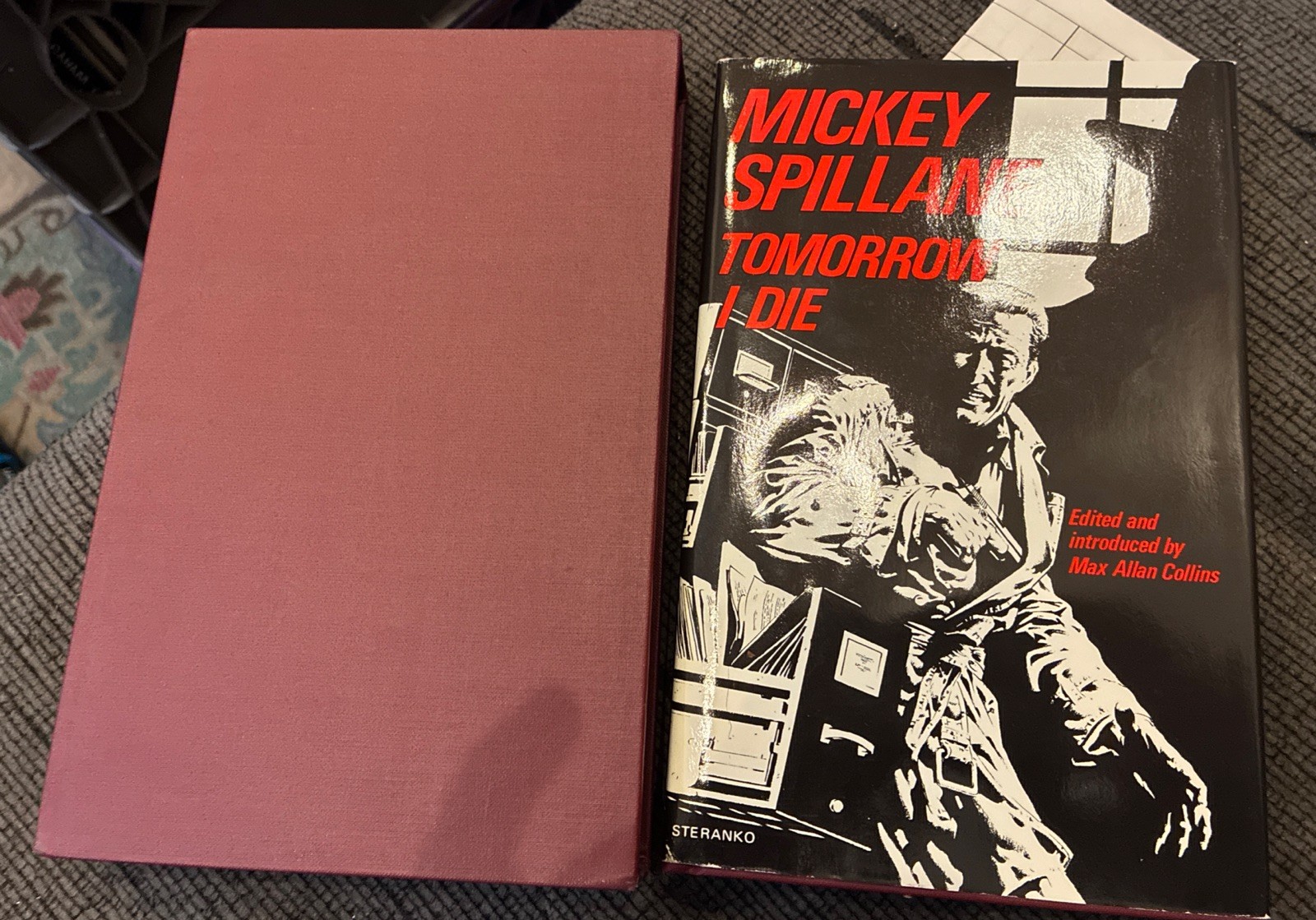 TOMORROW I DIE by Mickey Spillane (1983, signed limited edition 161/250)