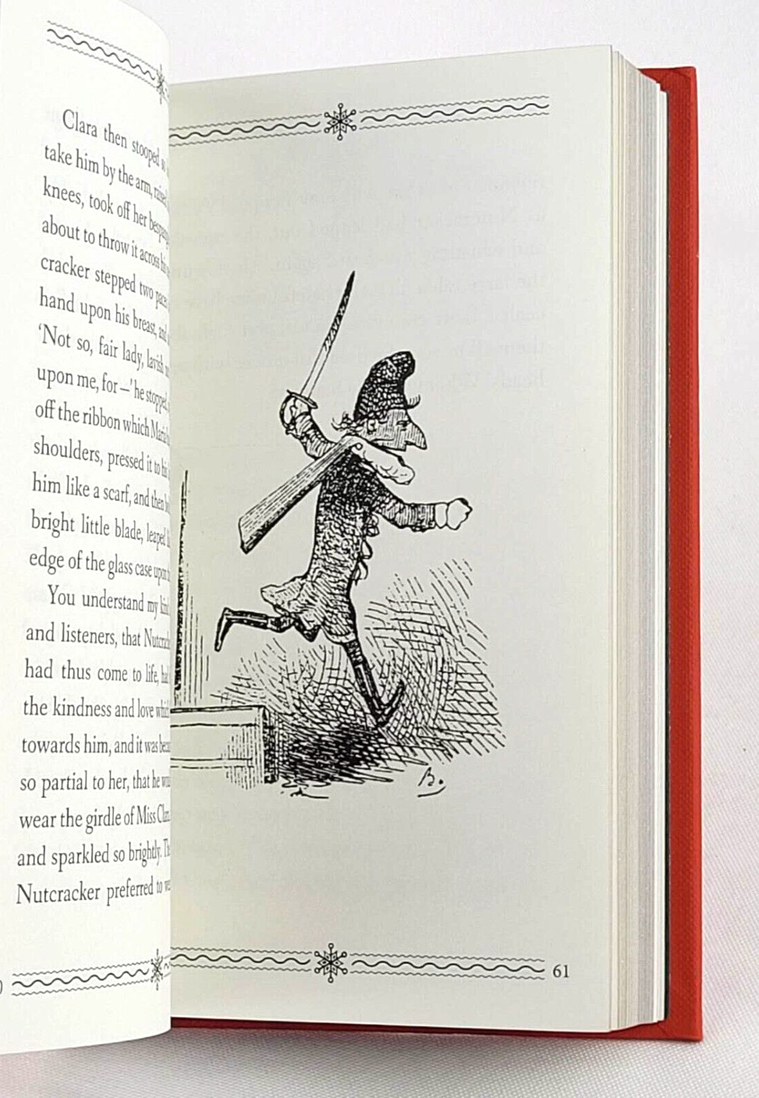 THE NUTCRACKER E. T. A. Hoffmann Compact Illustrated Hardcover Gilded Pages NEW