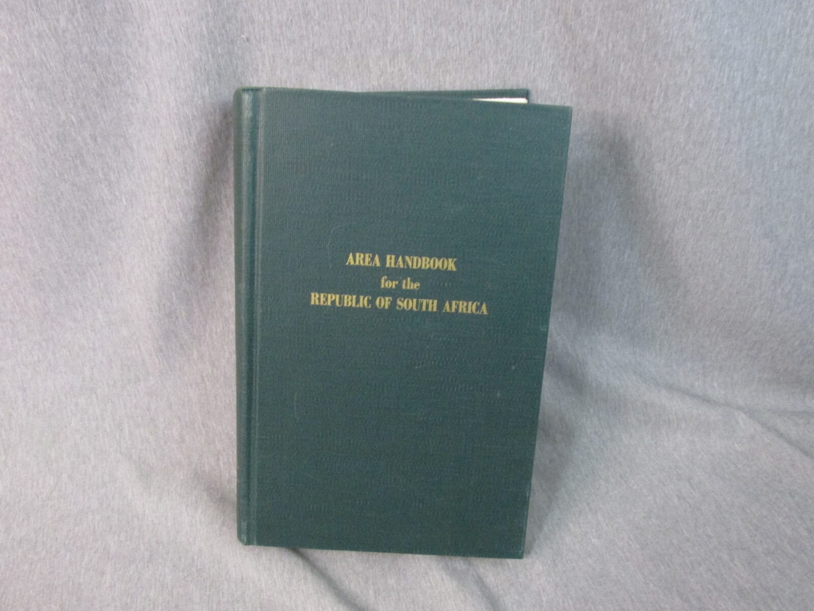AREA HANDBOOK FOR REPUBLIC OF SOUTH AFRICA 1971 DA PAM 550-93 Hardback