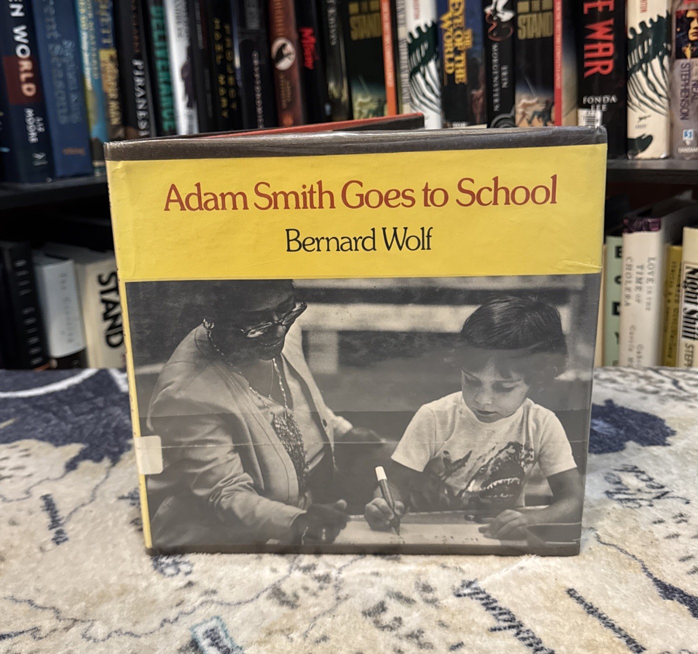 Adam Smith Goes To School – Bernard Wolf (1978, Hardcover) 1st/1st Ex-Library