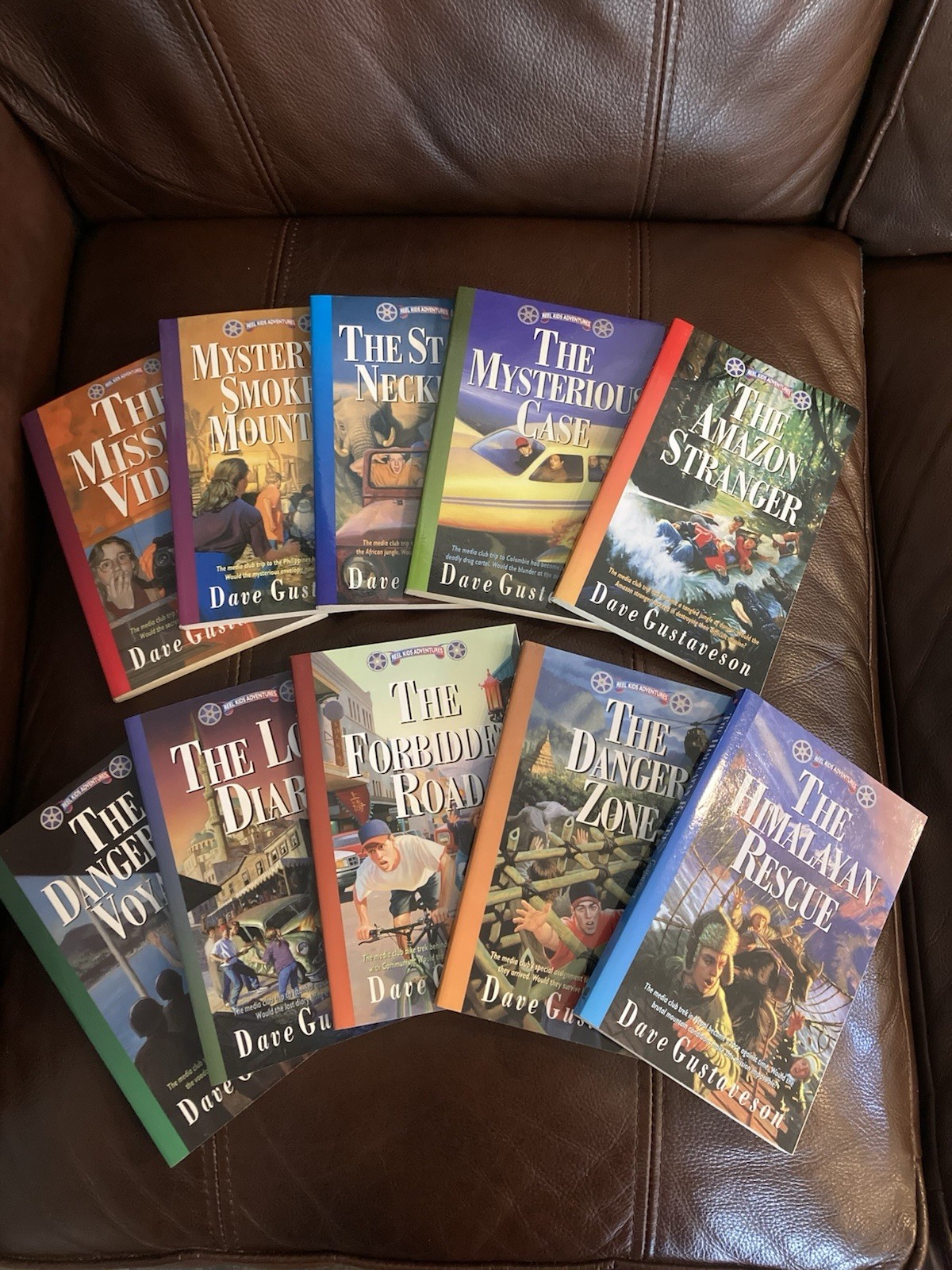 Lot of 10 ~PB Books ~ Dave Gustaveson ~ Complete REEL KIDS ADVENTURES