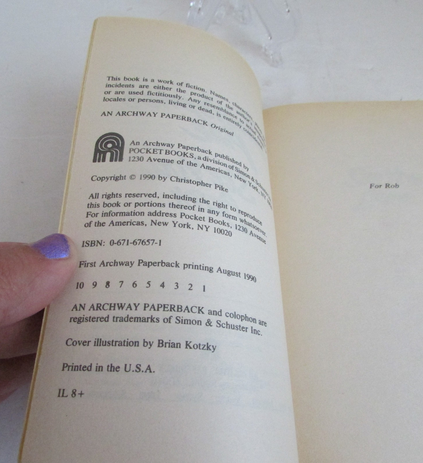 1990 See You Later – Christopher Pike 1st Ed. PB