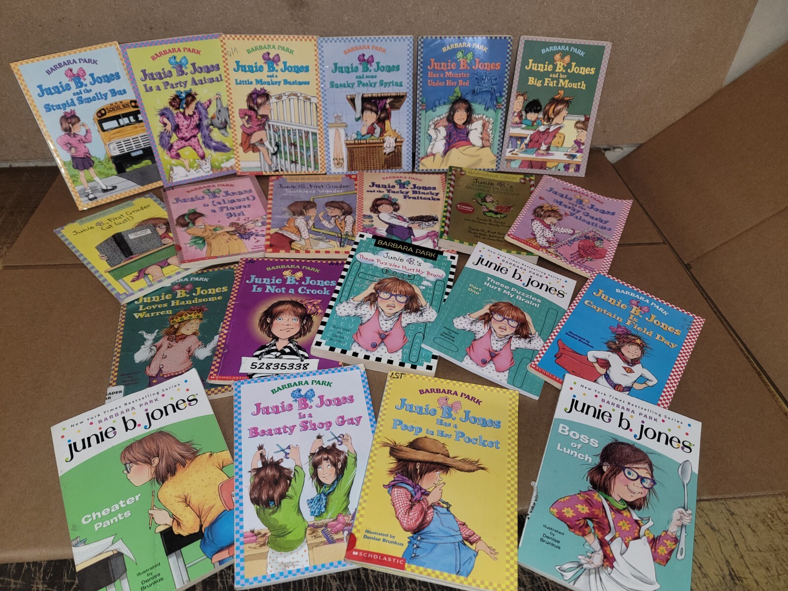 Lot of 10 Junie B Jones by Barbara Park Smell Bus Kids Chapter BOOK MIX UNSORTED