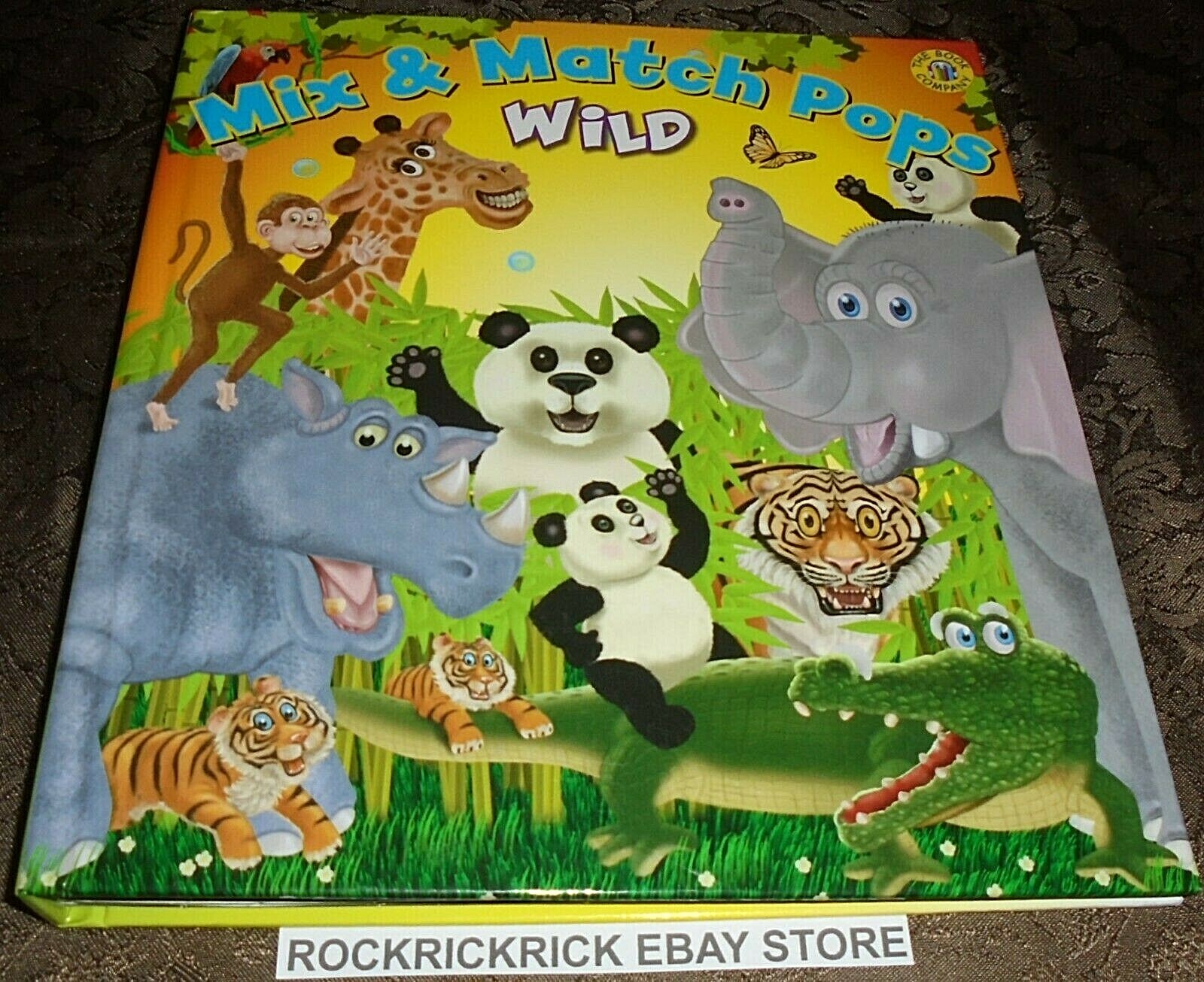 MIX & MATCH POPS WILD BOOK (POP UP BOOK) HARDCOVER THICK BOOK 23CM X 26CM