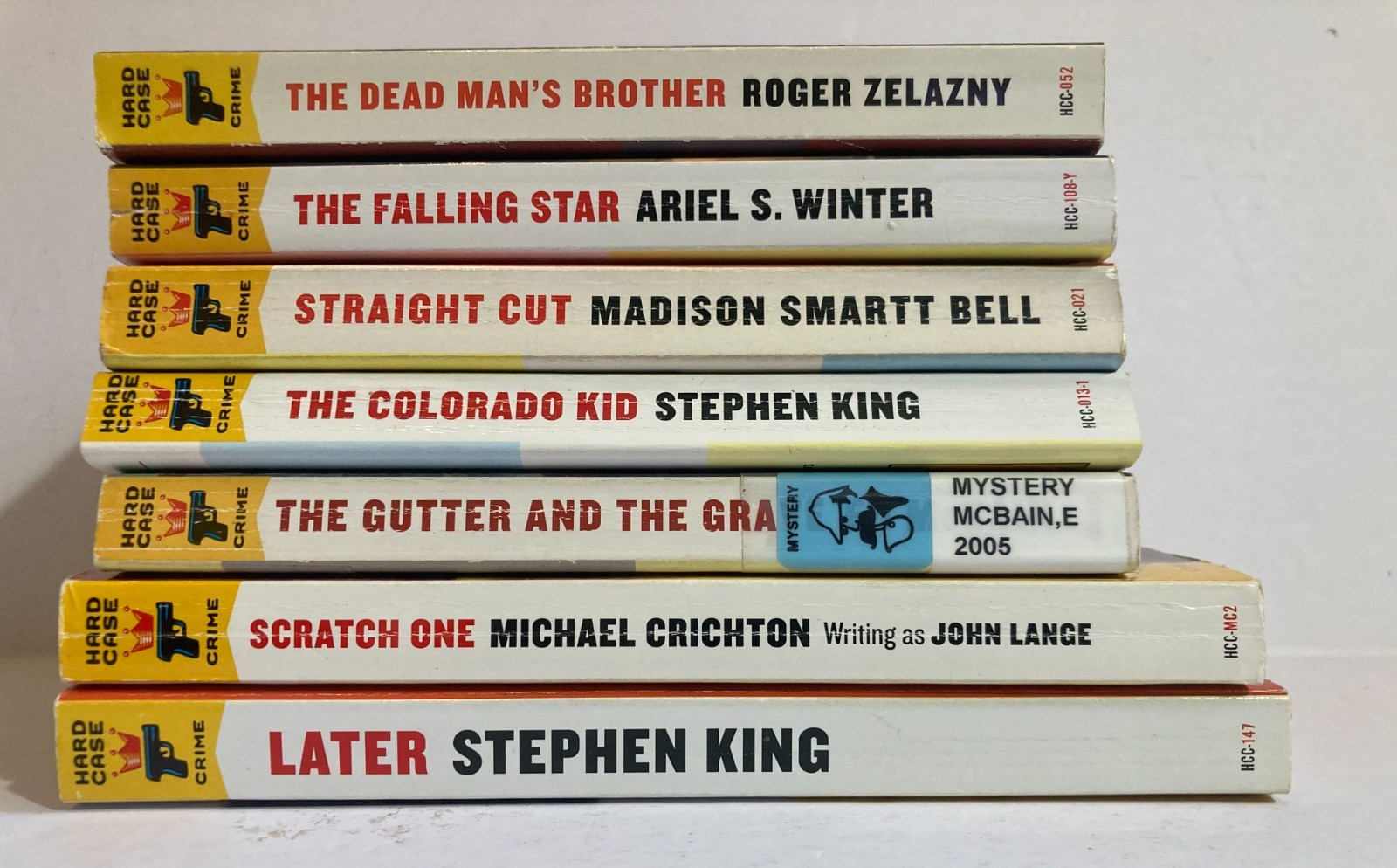 Lot HARD CASE CRIME Roger Zelazny STEPHEN KING Ed McBain MADISON BELL Lot of 7