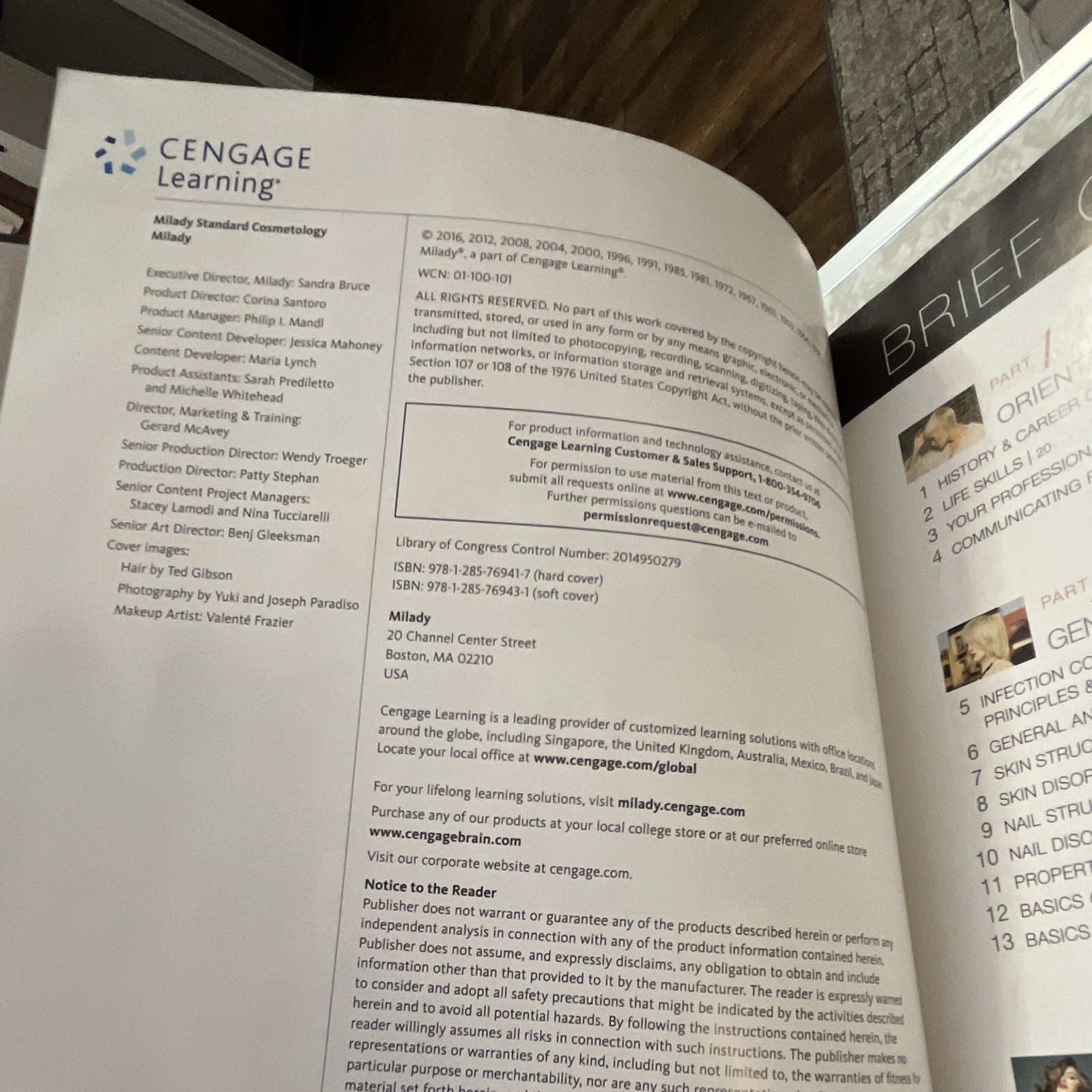 Milady Standard Cosmetology Textbook Illustrated Hardcover 2022 Cengage