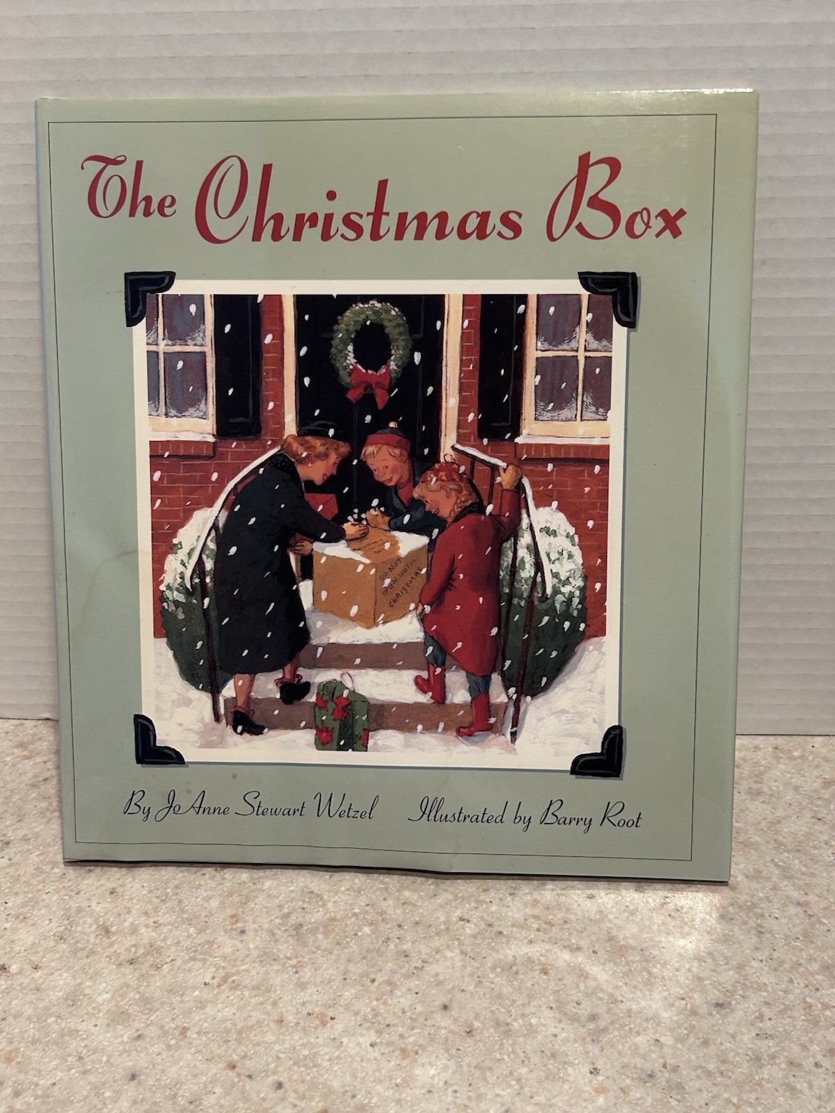 Signed The Christmas Box, By Joanne Wetzel, like new 1992 1st edit/ 1st Print