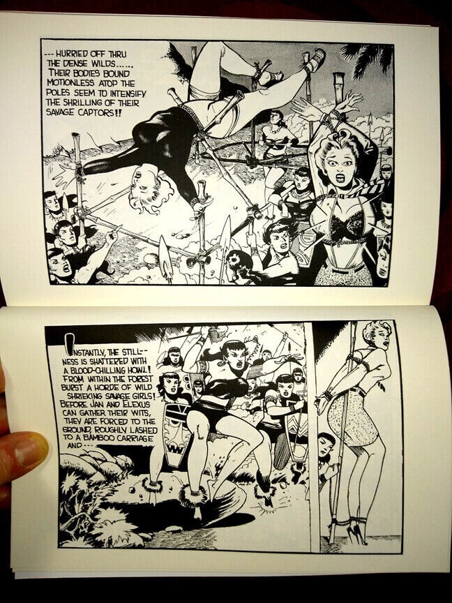 Gene Bilbrew, Eneg, Shibari, John Willie inspired damsels in distress serial