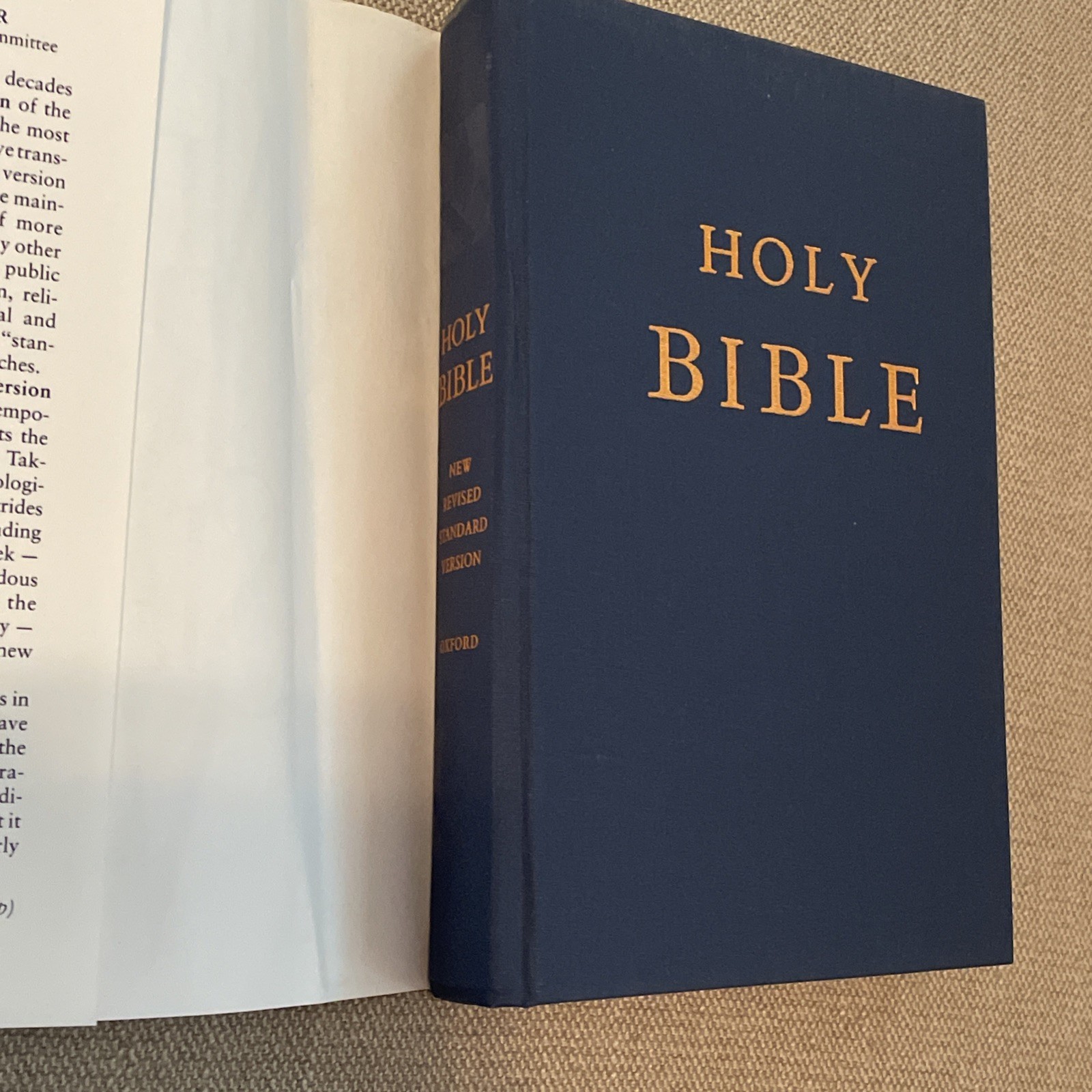 New Revised Standard Version Bible by Oxford University Press (1990 HCDJ)