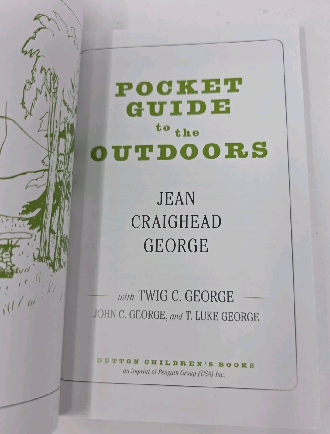 Pocket Guide to the Outdoors: Based on My Side of the Mountain by Jean George