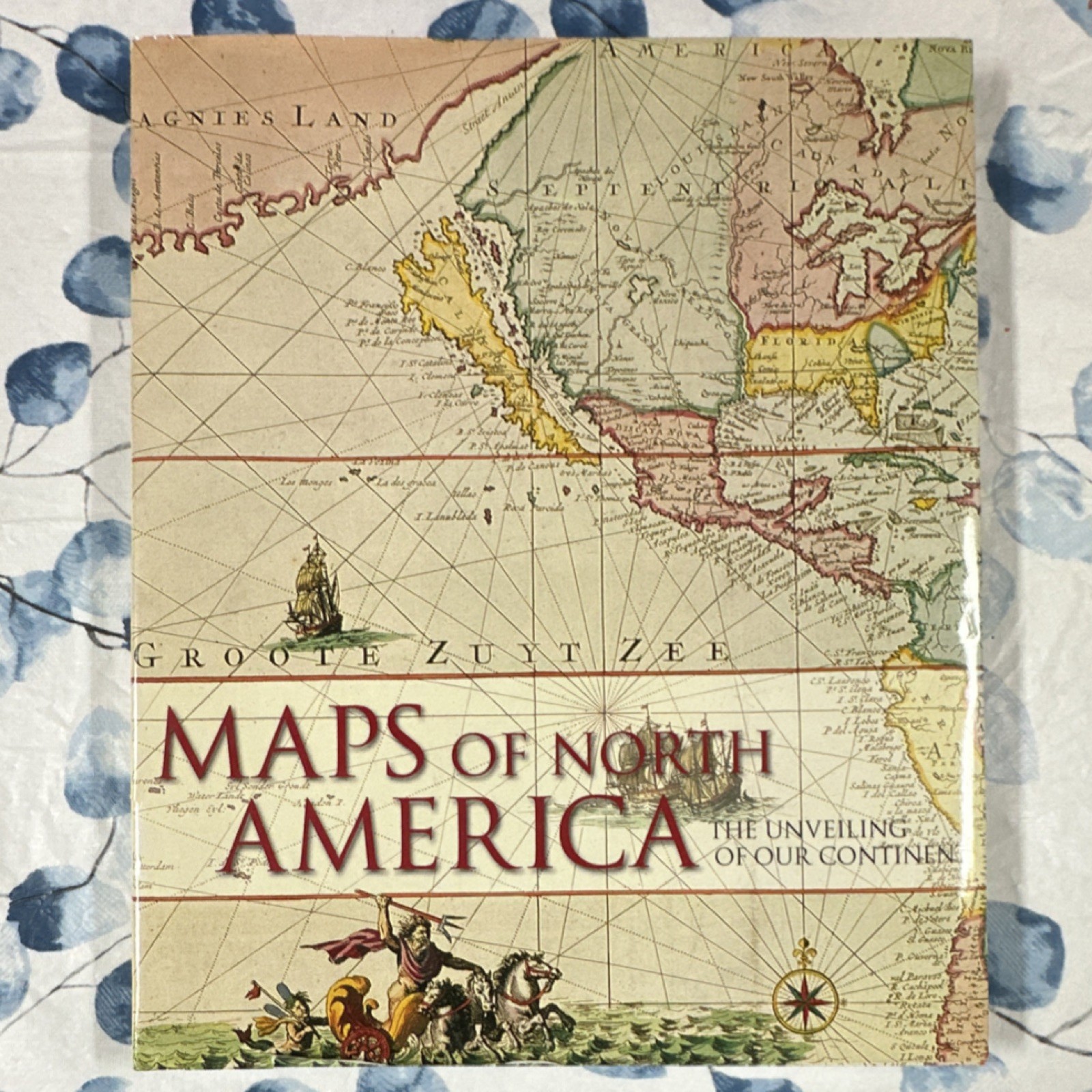 Maps of North America Hardcover Quercus Baynton-Williams Illustrated DJ
