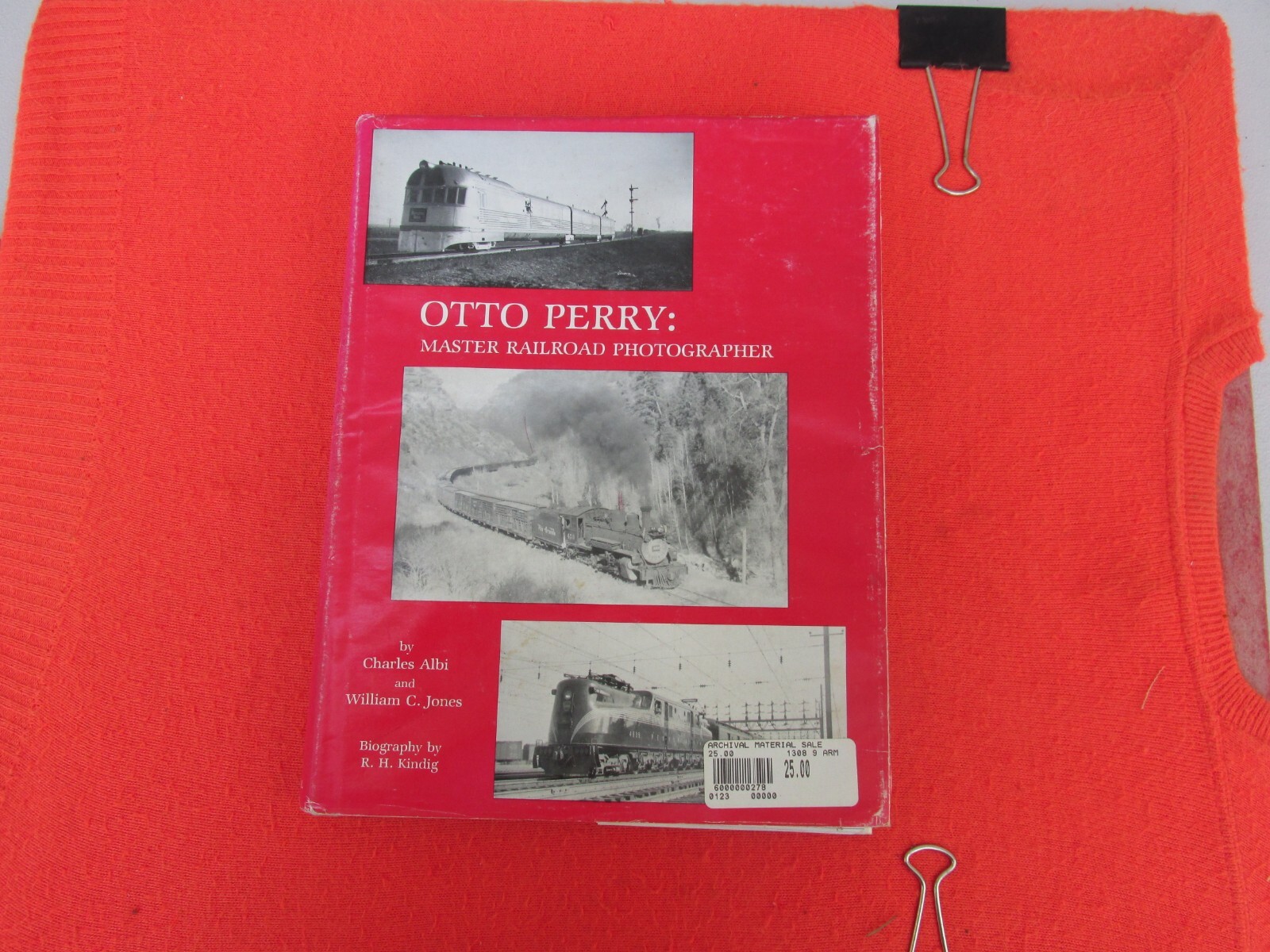Otto Perry: Master Railroad Photographer by charles Albi Good condition free shi