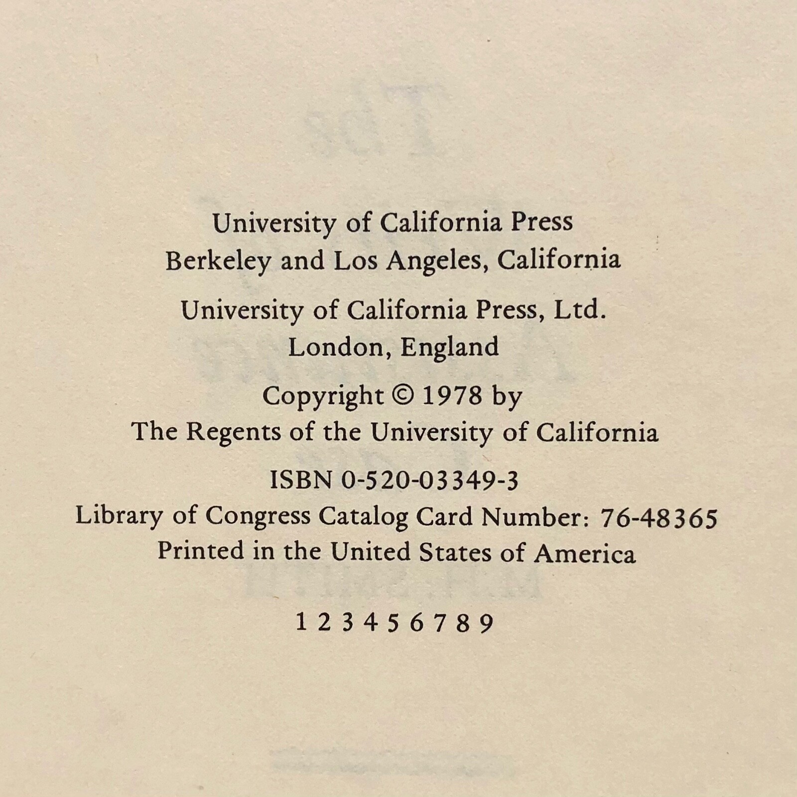 The Writs of Assistance Case by M. H. Smith 1978 Hardcover Law 0520033493 AS IS
