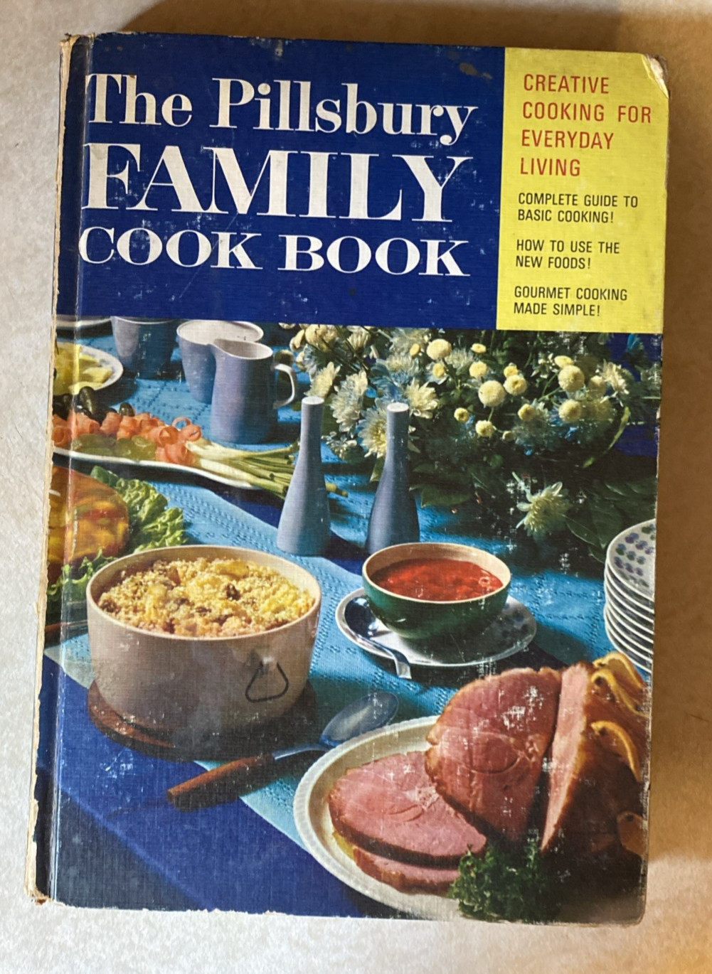VNG The Pillsbury Family Cookbook 1963 Hardback Retro Kitchen