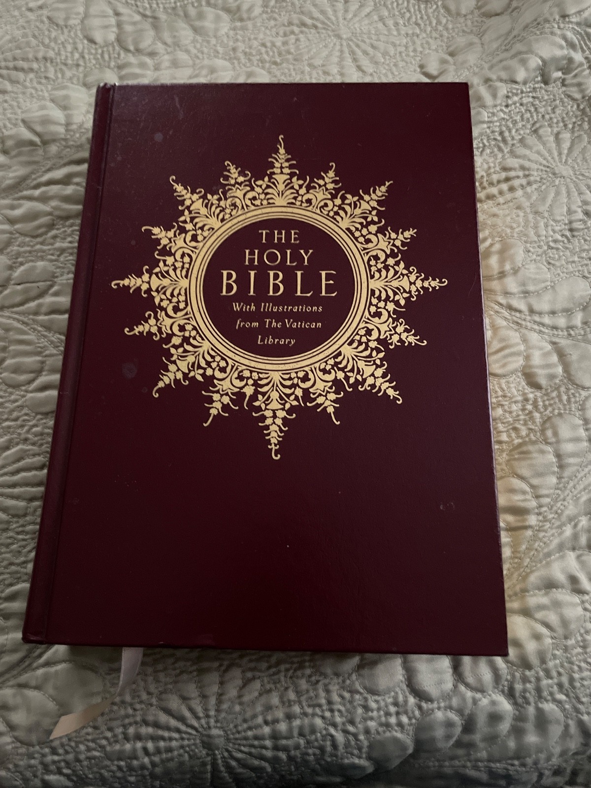 The Holy Bible With Illustrations From The Vatican Library – 1996 HC 1st Edition