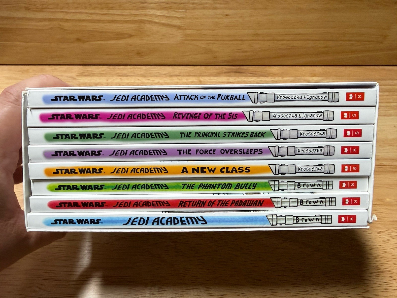 Star Wars Jedi Academy Series Scholastic Hyperspace Paperback Boxed 8 Book Set