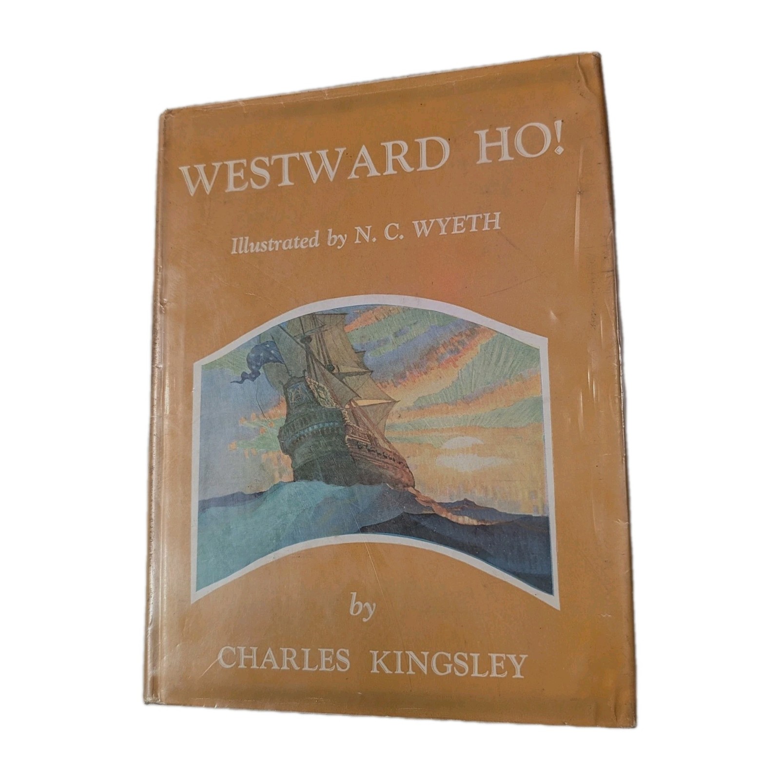 Westward Ho! Vintage Hardcover 1948 Charles Kingsley Illustrations N.C. Wyeth