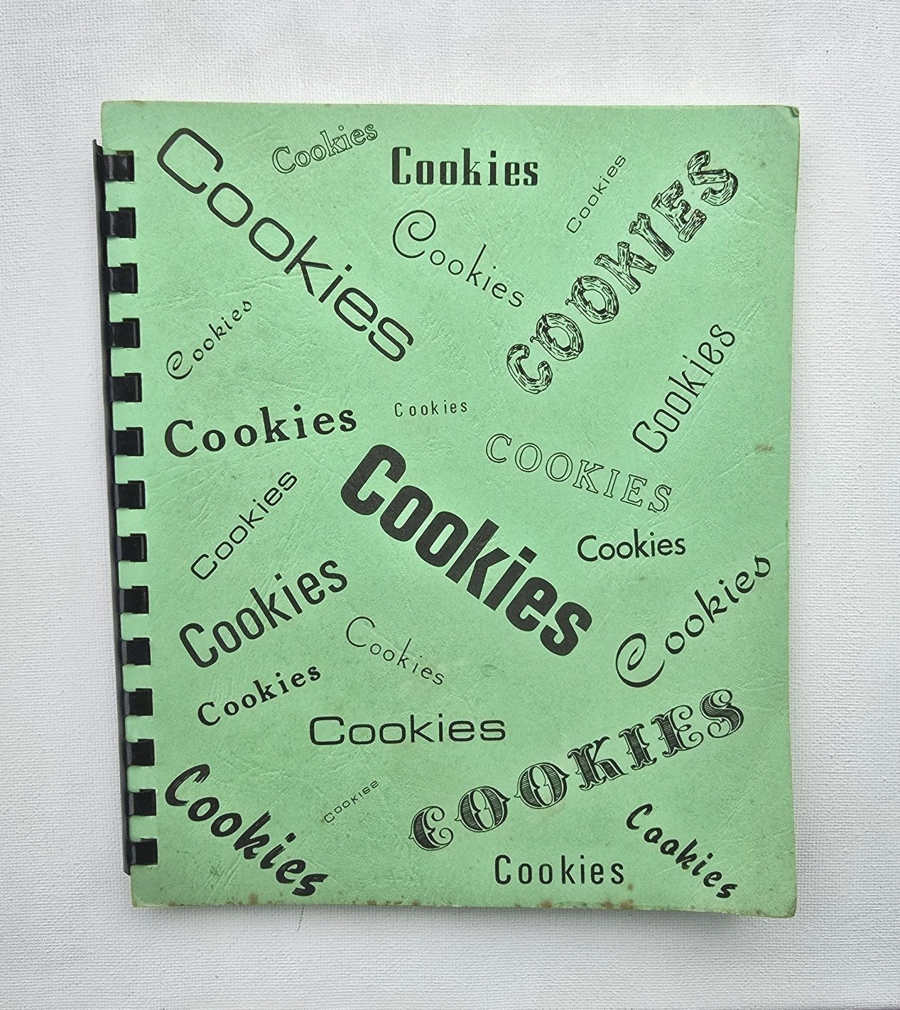 Cookies Vintage Cookbook Iowa Falls Spiral Bound 100 Pages