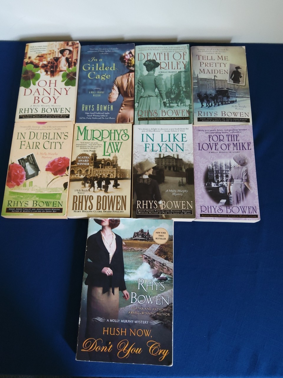 Lot of 9 – Rhys Bowen – Molly Murphy Mystery Series – Softcovers