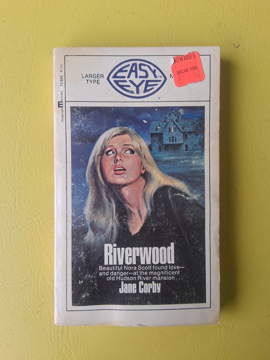 Riverwood by Jane Corby (1969, pb) gothic horror / romance thriller