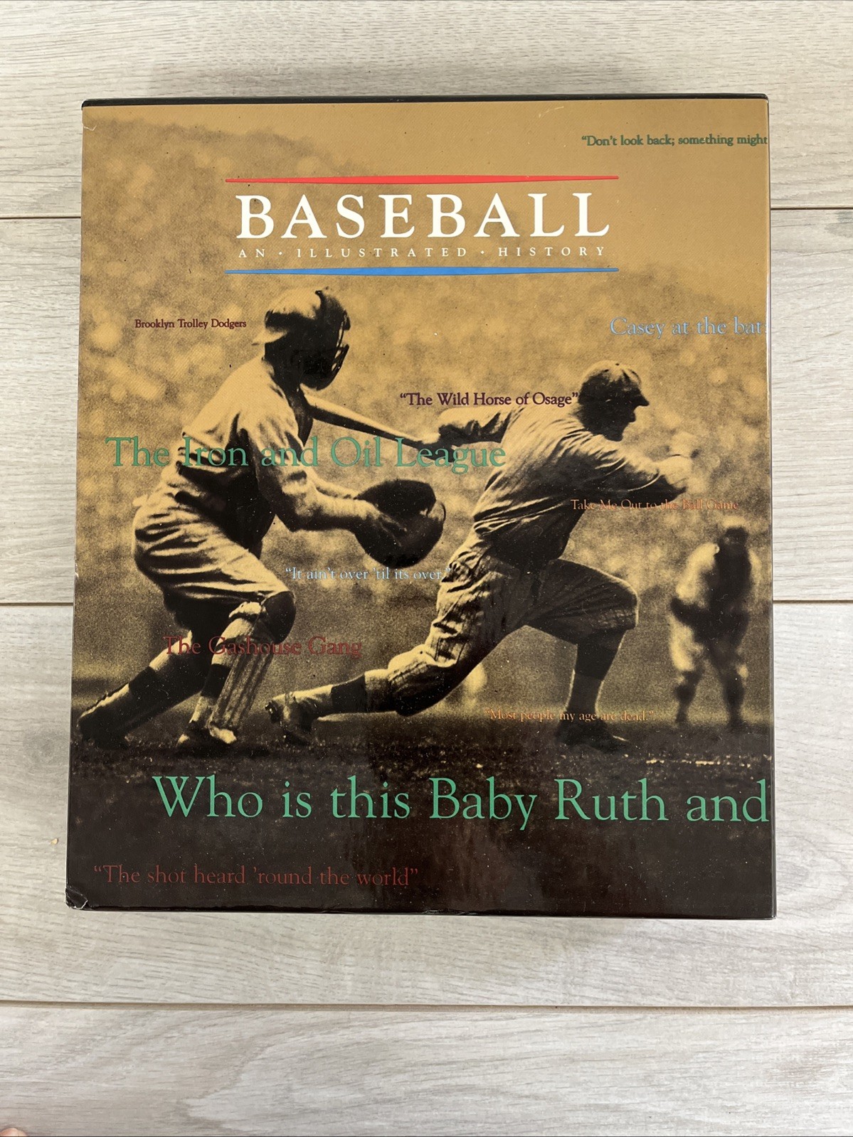 Baseball An Illustrated History Geoffrey C. Ward Ken Burns HARDCOVER Z4