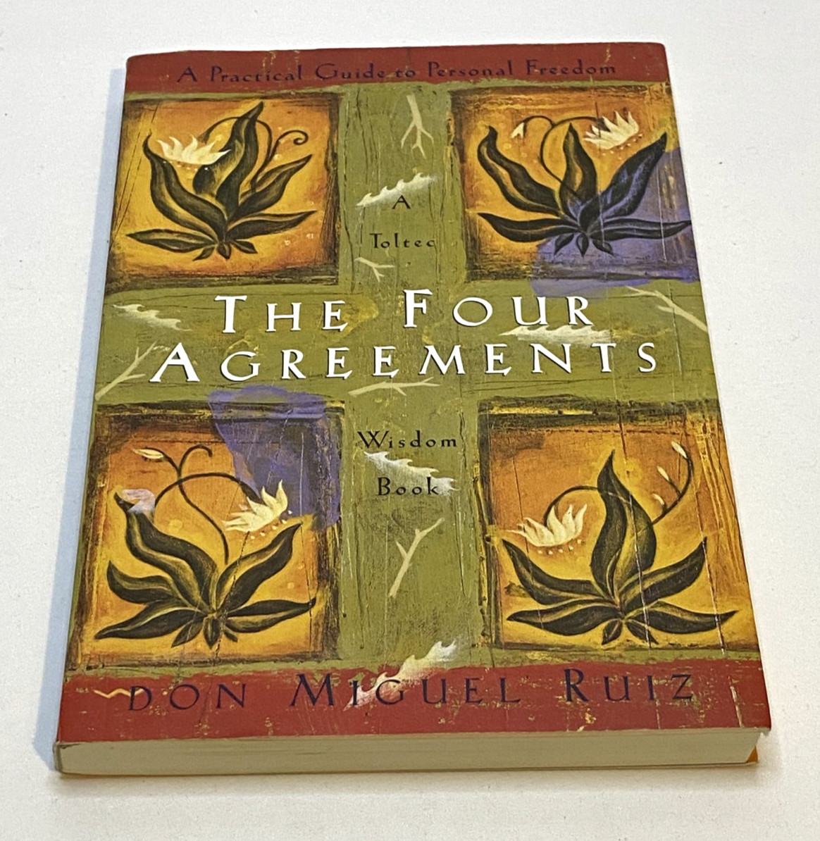 The Four Agreements by Don Miguel Ruiz Paperback Book Toltec Wisdom Self-Help