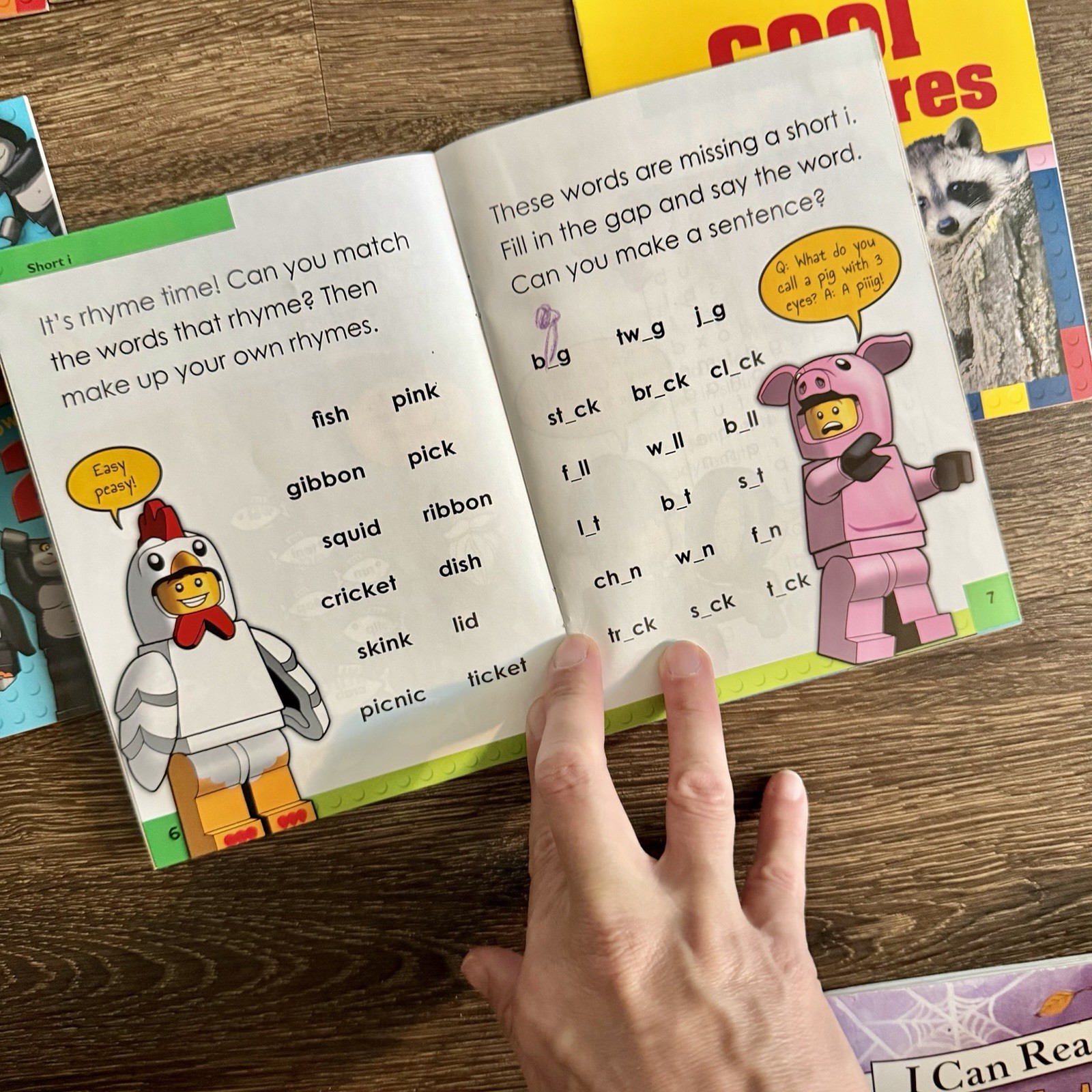 Large Lot Pre Reader & Phonics Book Lot Biscuit I Can Read LEGO Animal Phonics