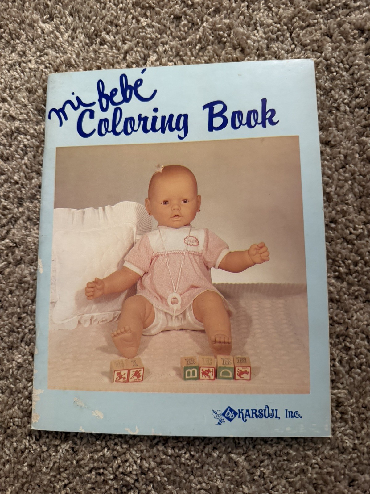 1983 Mi Bebe Coloring Book Baby Doll Karsuji, Inc. Bettie Johnson Florida