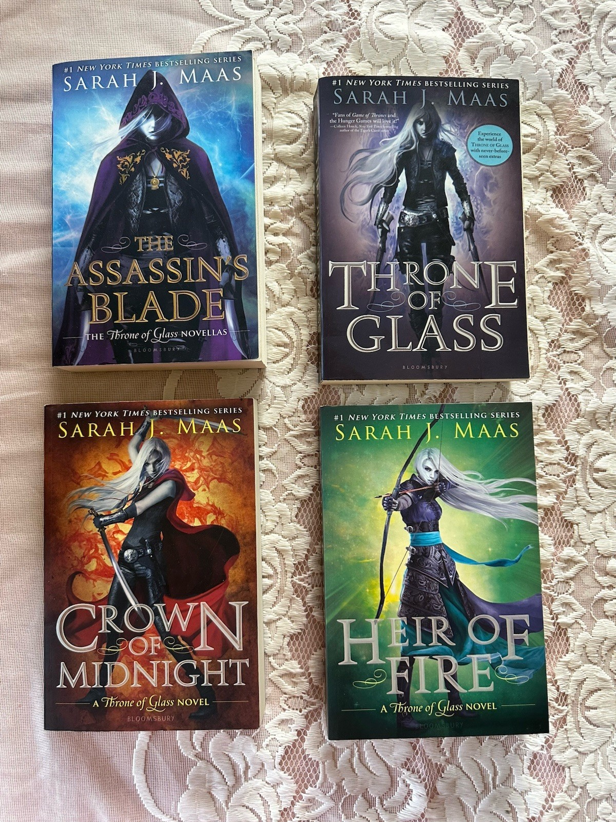 OOP Throne Of Glass Assassins Blade Crown Of Midnight Heir Of fire Sarah J Maas