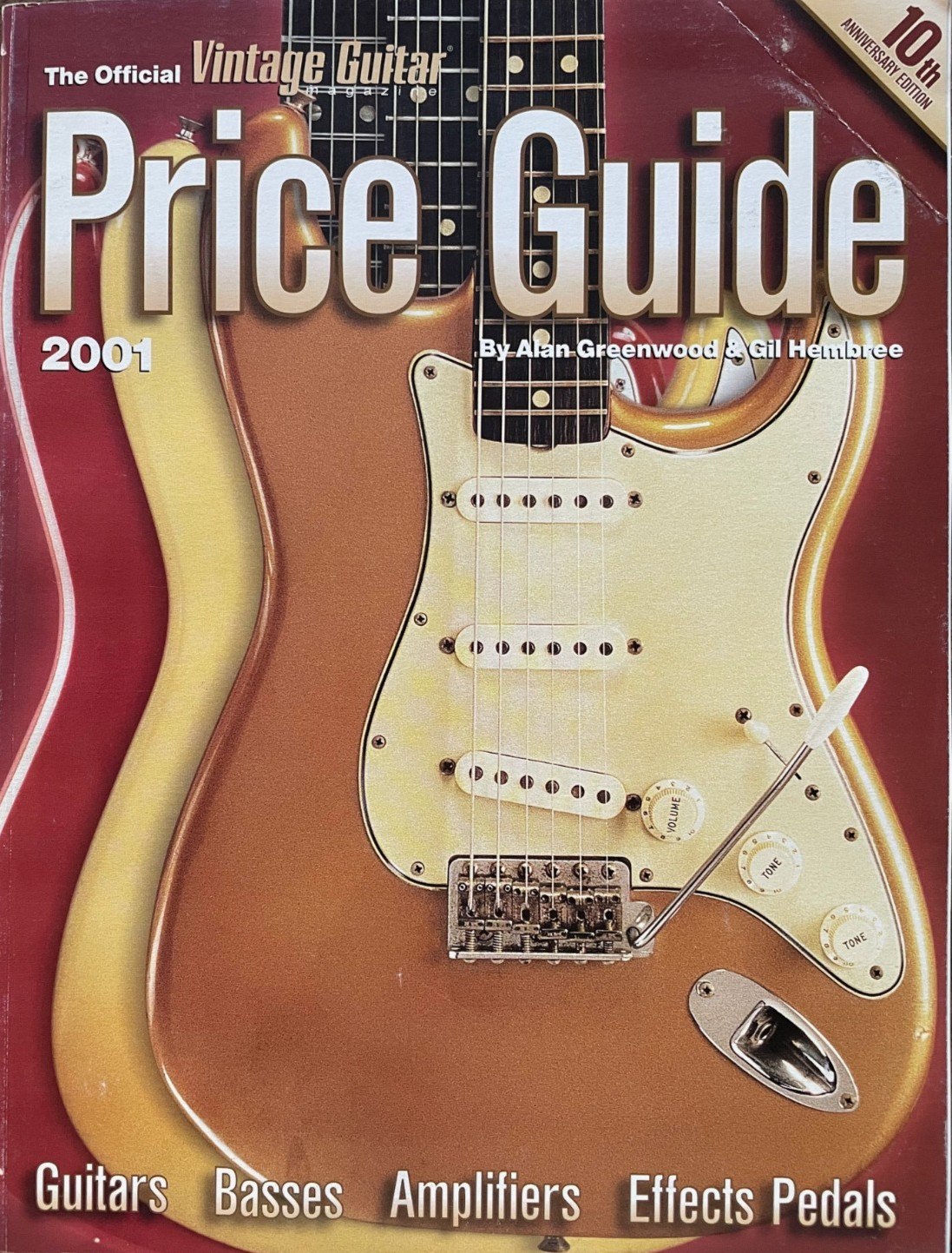 The Official 2001 Vintage Guitar Magazine Price Guide 300 Pages! Book