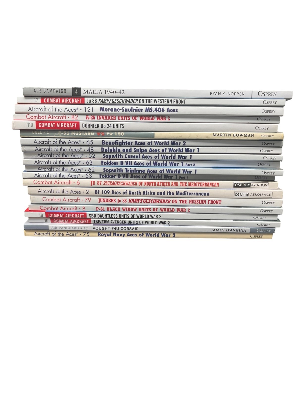 Lot Of 20 Osprey Aviation Book Collection