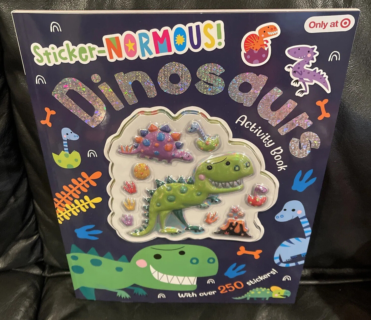 Sticker-NORMOUS! DINOSAURS Activity Book 250 Stickers! 11×14.5 in SOLD OUT! NEW