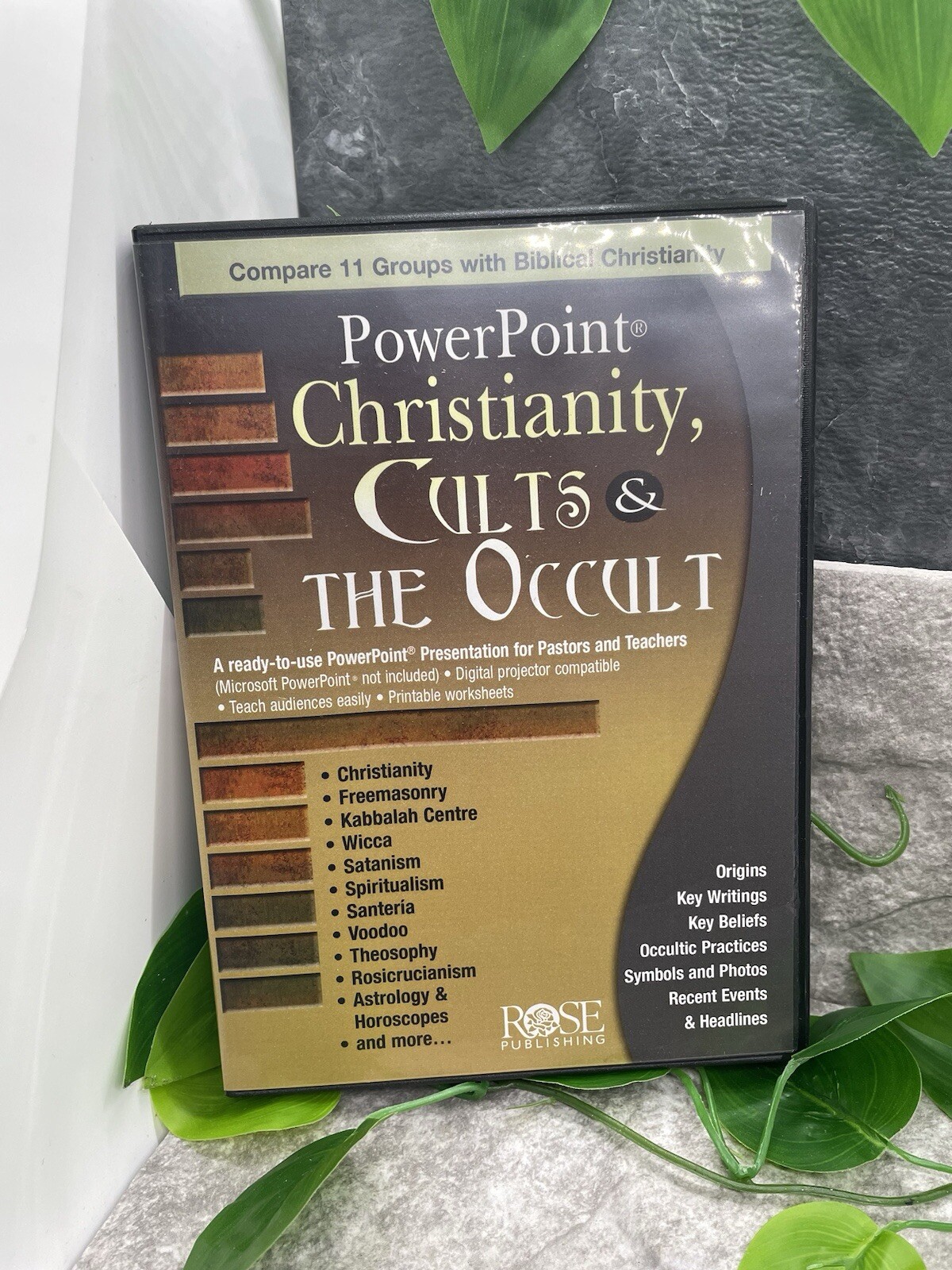 Powerpoint Christianity, Cults & the Occult by Rose Publishing 2013, CD-ROM New