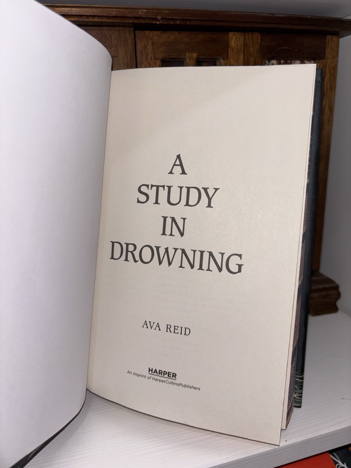 A Study In Drowning by Ava Reid Deluxe Special Edition with Sprayed Edges