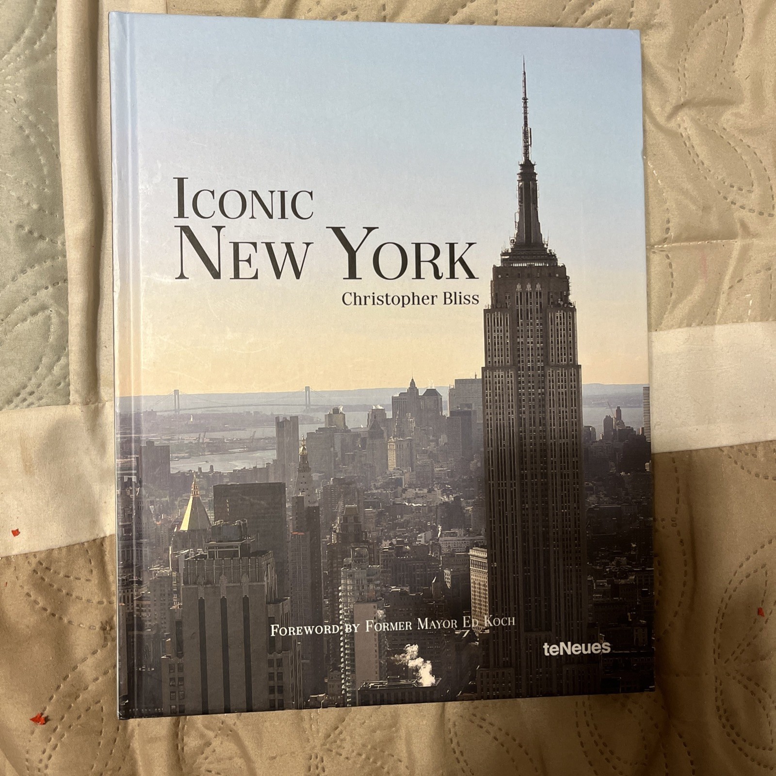 ICONIC NEW YORK (PHOTOGRAPHY) By Christopher Bliss & Edward Koch – Hardcover