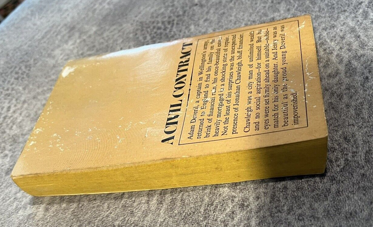 A CIVIL CONTRACT By Georgette Heyer 1961 Paperback