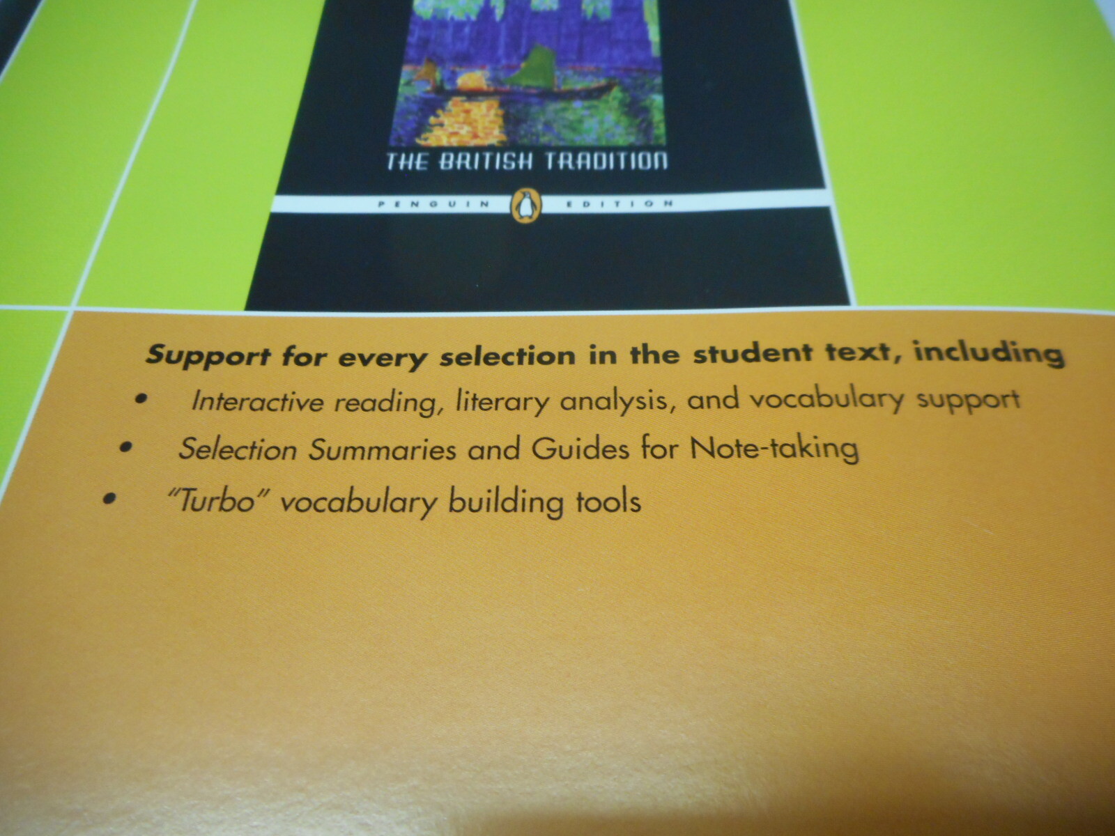 Prentice Hall Reader’s Notebook The British Tradition Grade 12 Paperback New