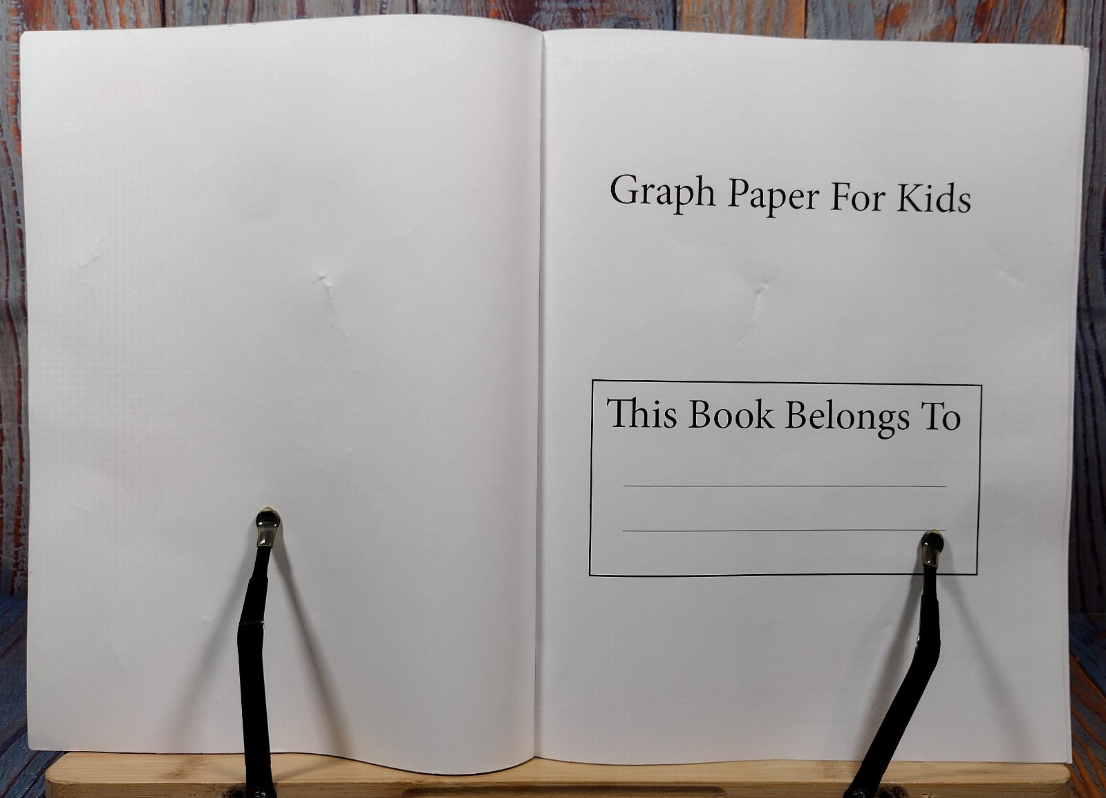 Math Notebook Graph Paper – 100 Pages, 1/2 Inch Squares – 100 Pages – Unused