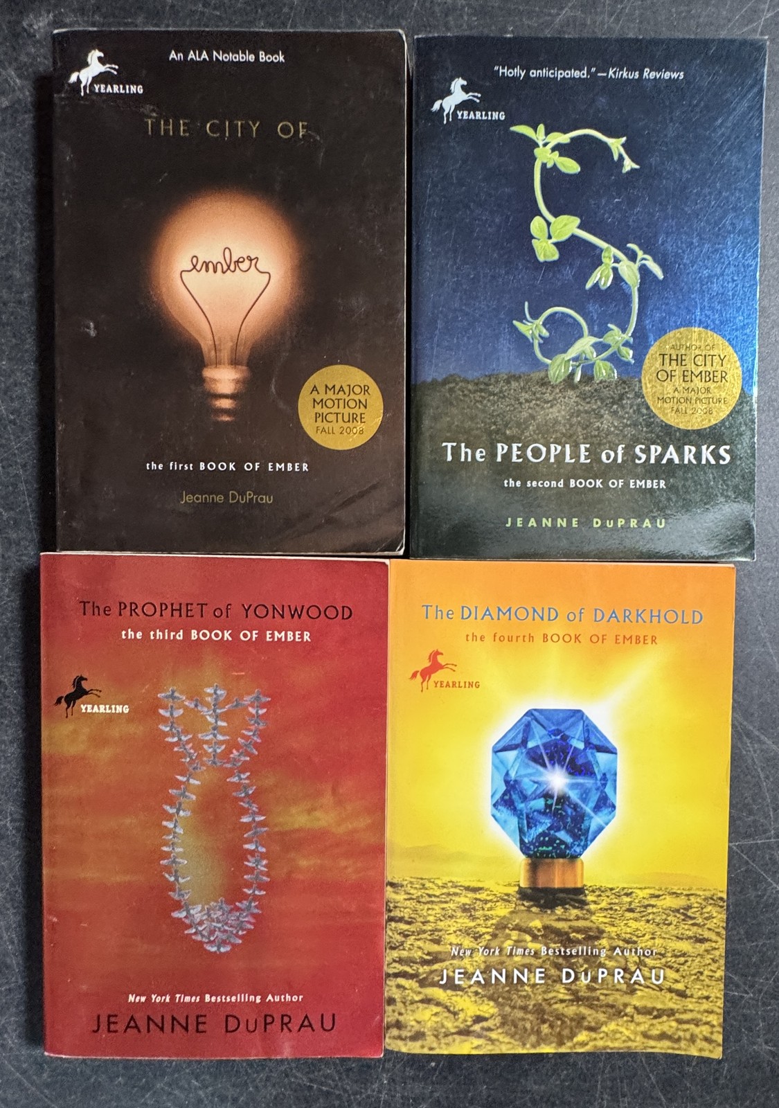 Complete Series Set EMBER 1-4 Jeanne DuPrau Lot
